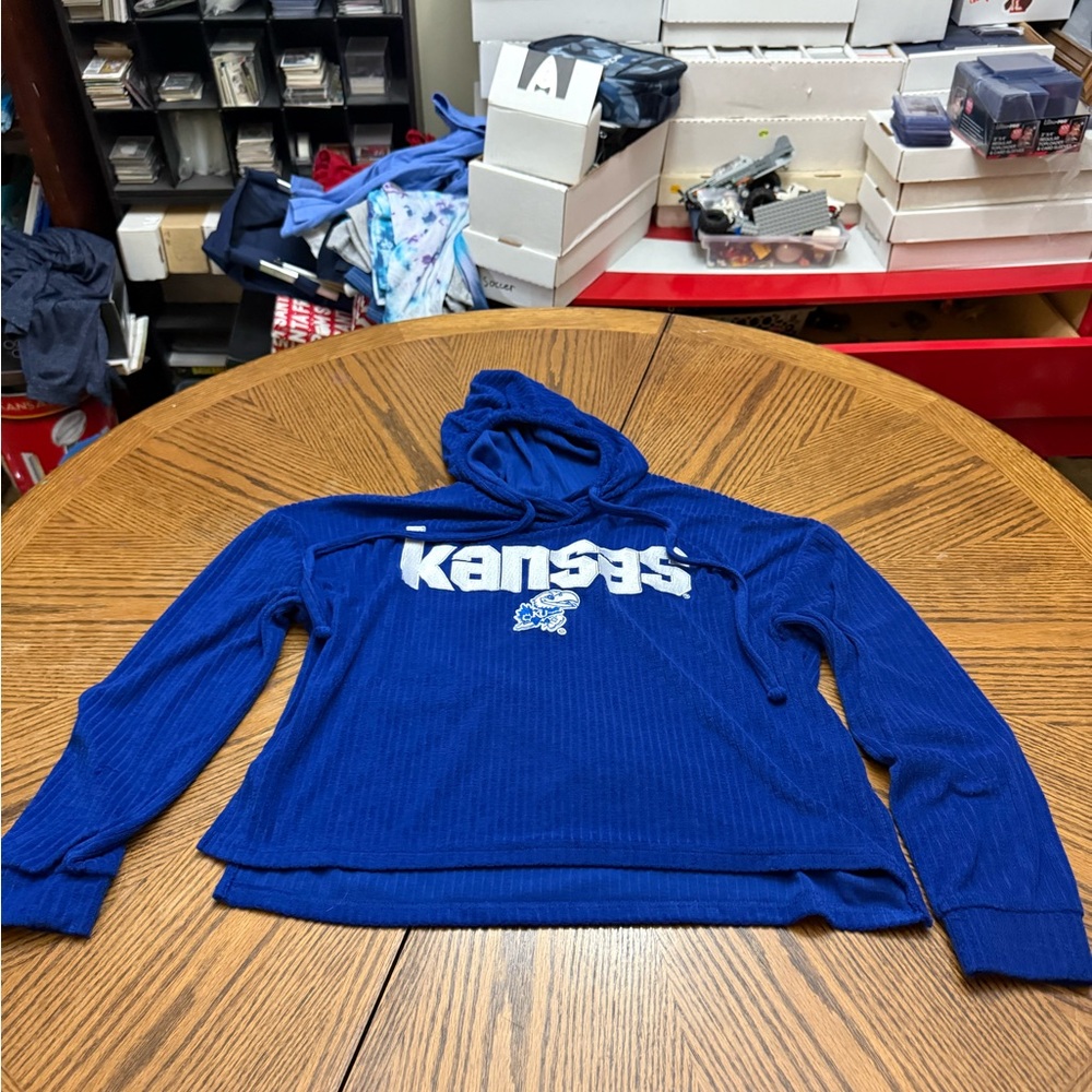 Blue Kansas Jayhawks Women's Hoodie